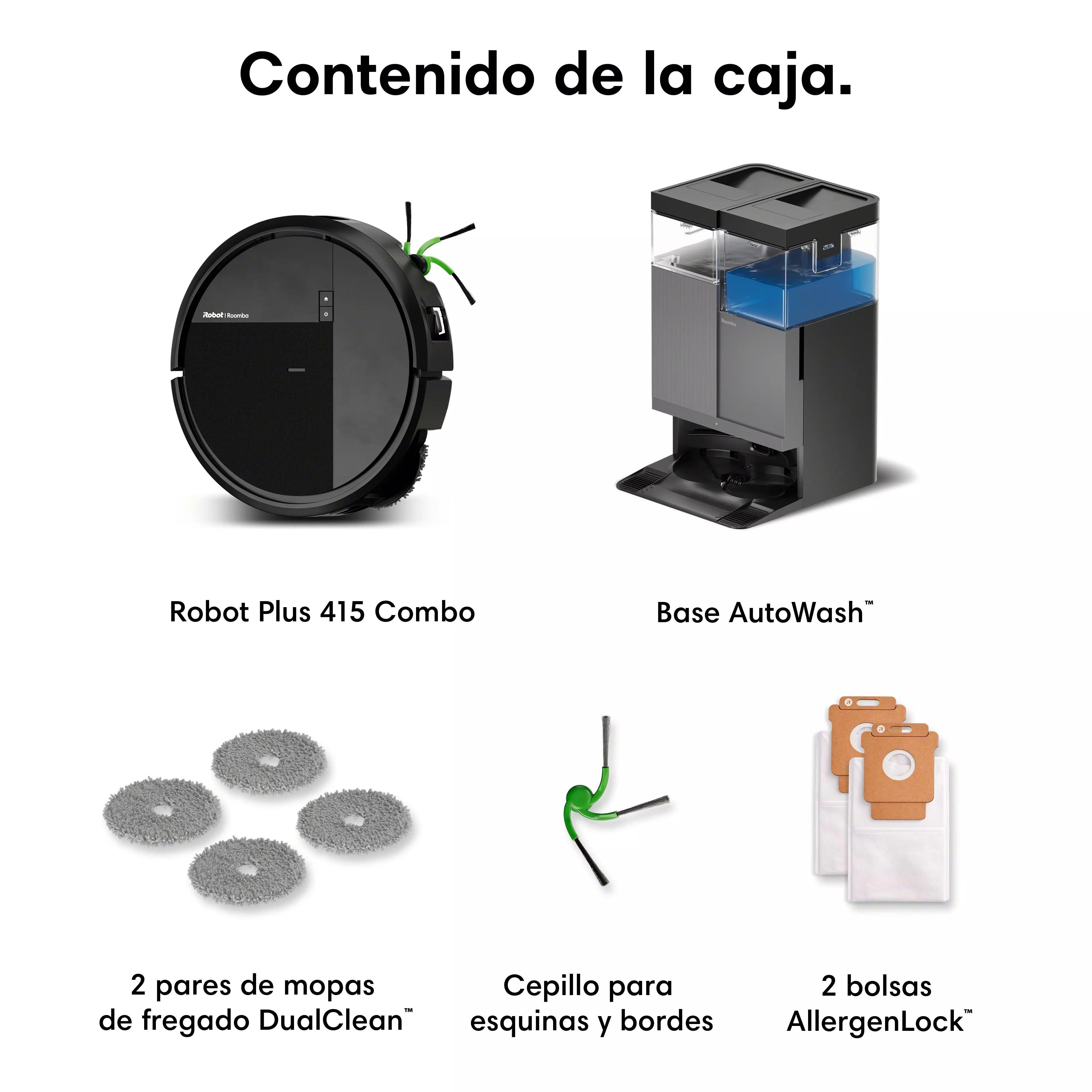 iRobot Roomba Plus 415 Combo con Base AutoWash llegada a España