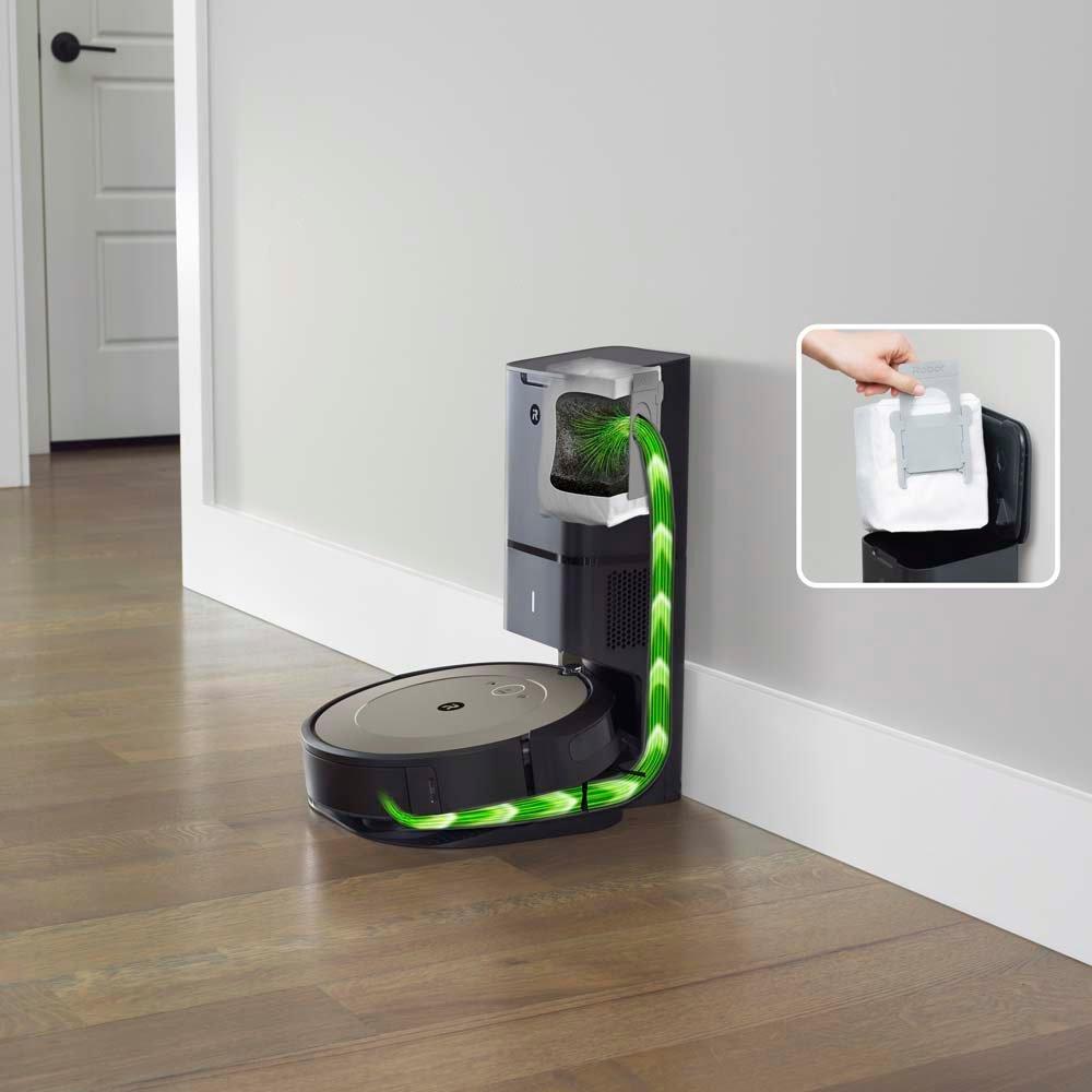 Wi-Fi® Connected Roomba® i1+ Self-Emptying Robot Vacuum Wi-Fi® Connected Roomba® i1+ Self-Emptying Robot Vacuum