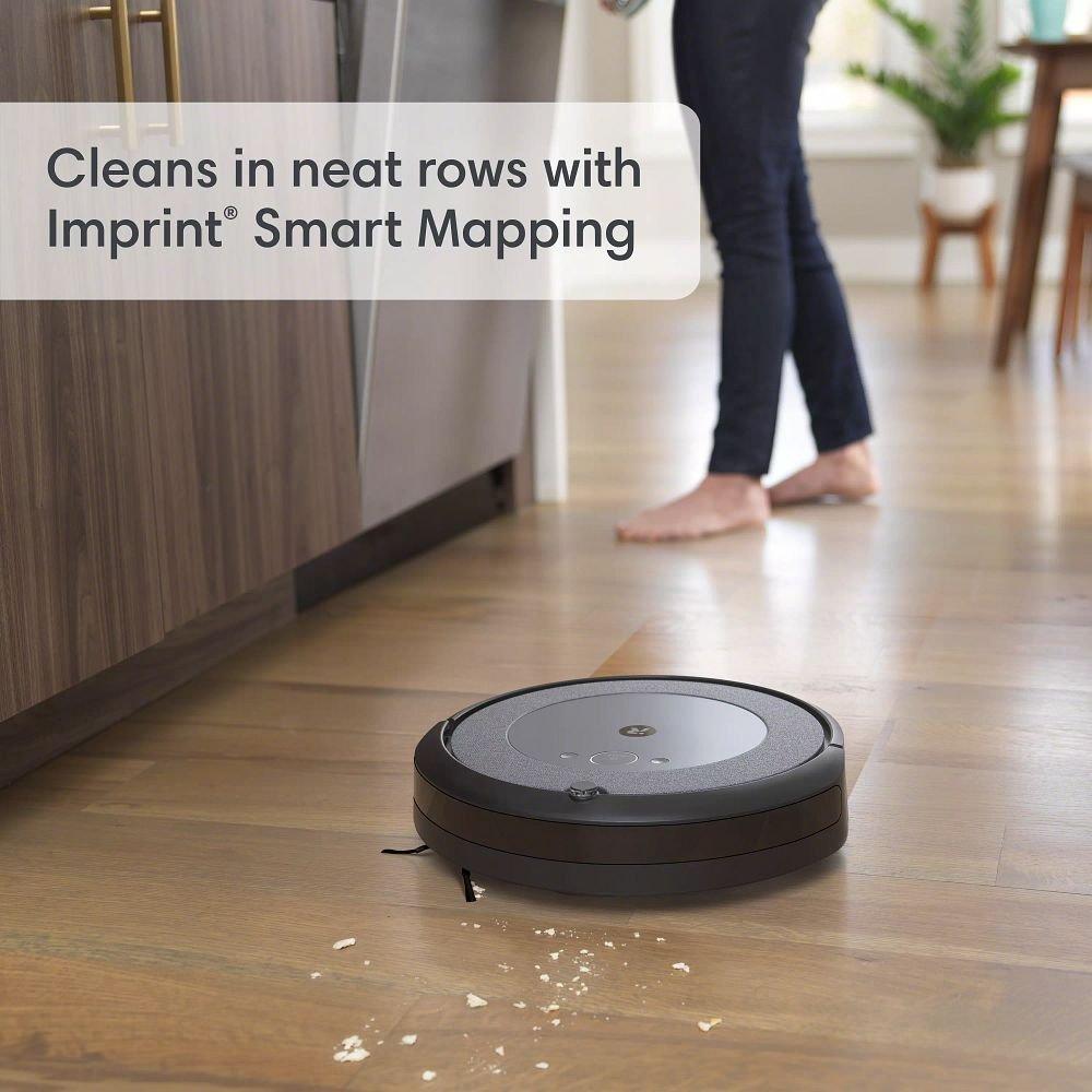 Robot aspirador irobot roomba i5 con dos cepillos de goma duales wifi