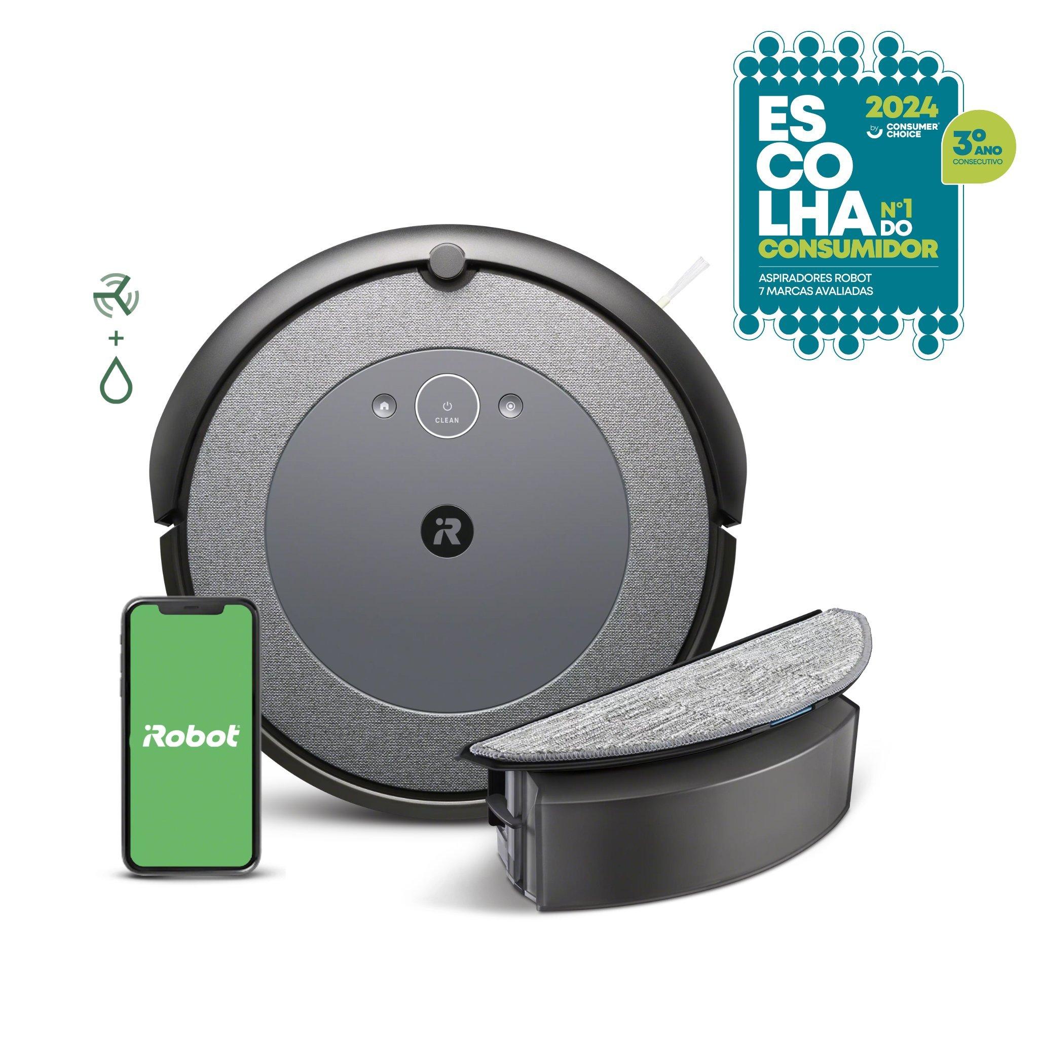 Robot Aspirador e Mopa Roomba Combo® i5 | iRobot®