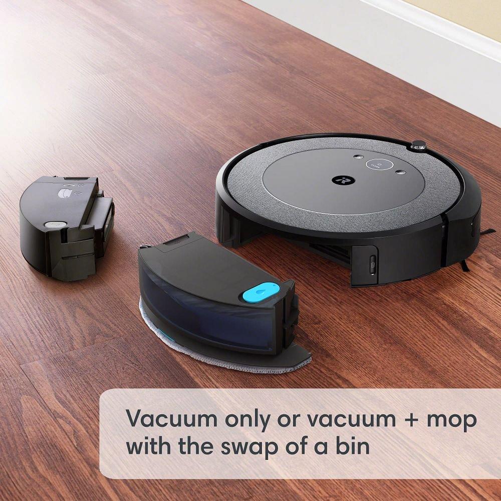 iRobot i5+ i5556 Robot Vacuum with Clean Base Automatic Dirt Disposal Like  New