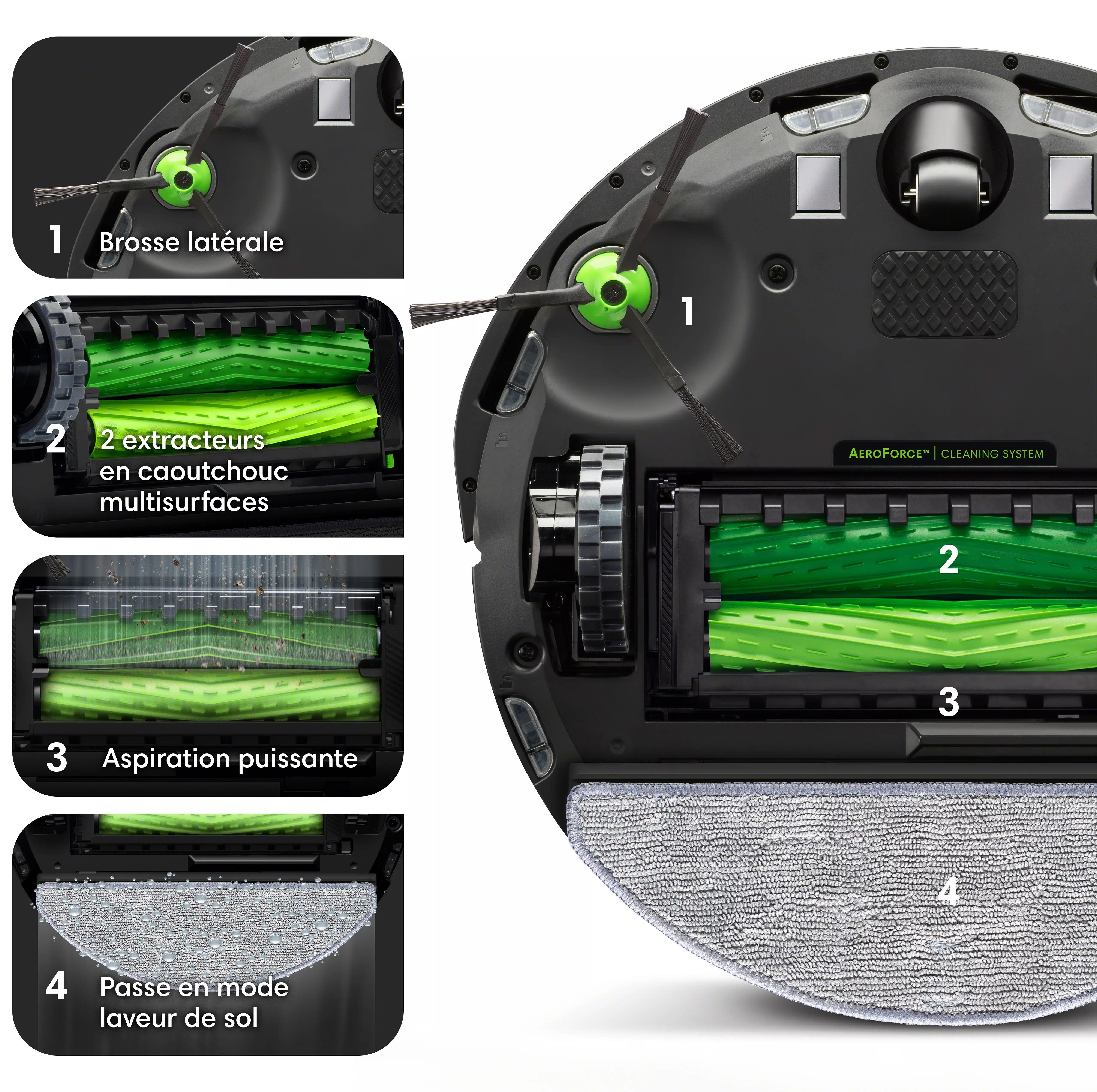 Robot aspirateur et laveur Roomba Combo® i5+ | iRobot®