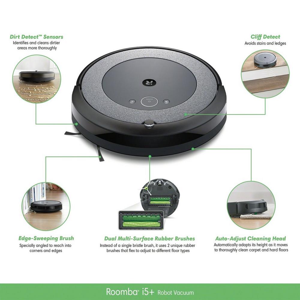 Roomba® i5+ Self-Emptying Robot Vacuum Cleaner | iRobot® Roomba® i5+ Self-Emptying Robot Vacuum Cleaner | iRobot®
