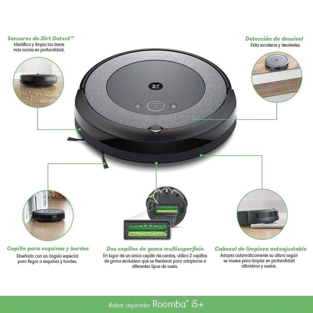 iRobot Roomba i5+ Robot Aspirador + Estación de Vaciado Automático