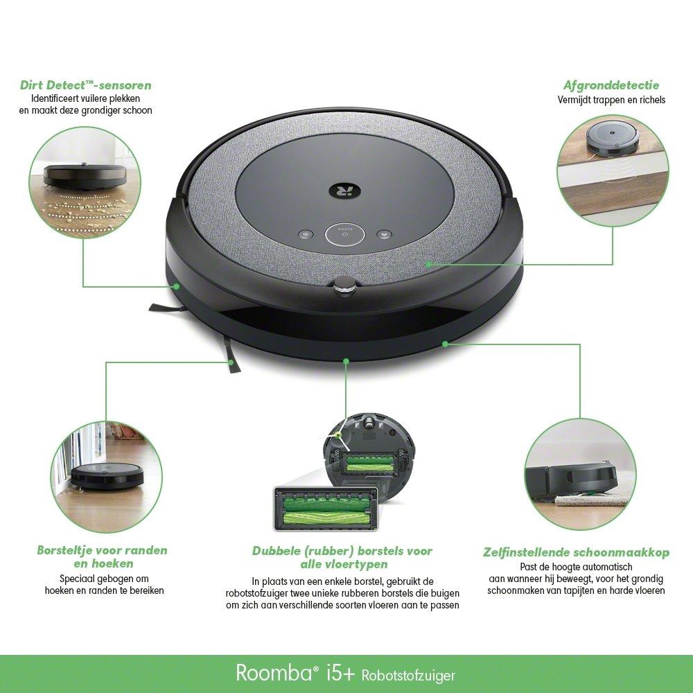Ondergedompeld ring Het kantoor Roomba® i5+ zelflegende robotstofzuiger met Clean Base® | iRobot® | iRobot