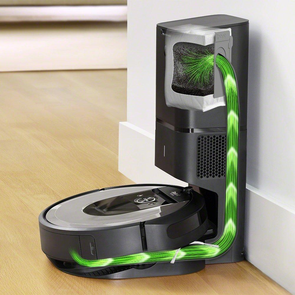 iRobot Roomba J6+ Robot aspirador autovaciante – Identifica y evita  residuos de mascotas y cables, se vacía hasta 60 días, mapeo inteligente