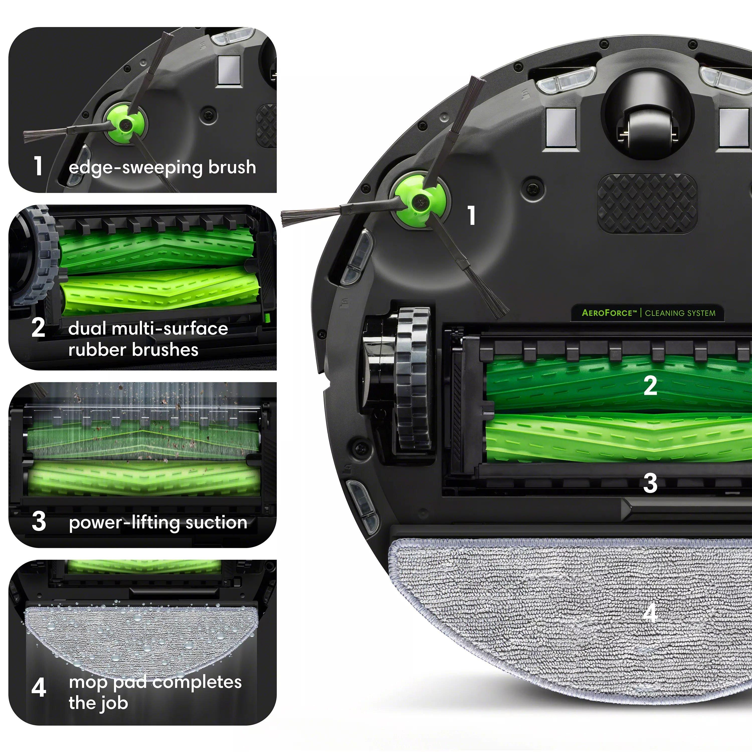 iRobot Roomba Combo J5 Robot - Aspiradora 2 en 1  