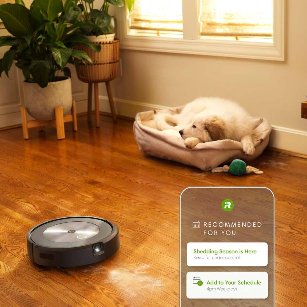 iRobot Roomba j7 robot vacuum in home environment