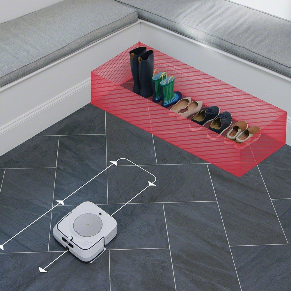 iRobot Braava Jet M6 M6112CB Wi-Fi Connected Robot Mop Floor Cleaner Bundle