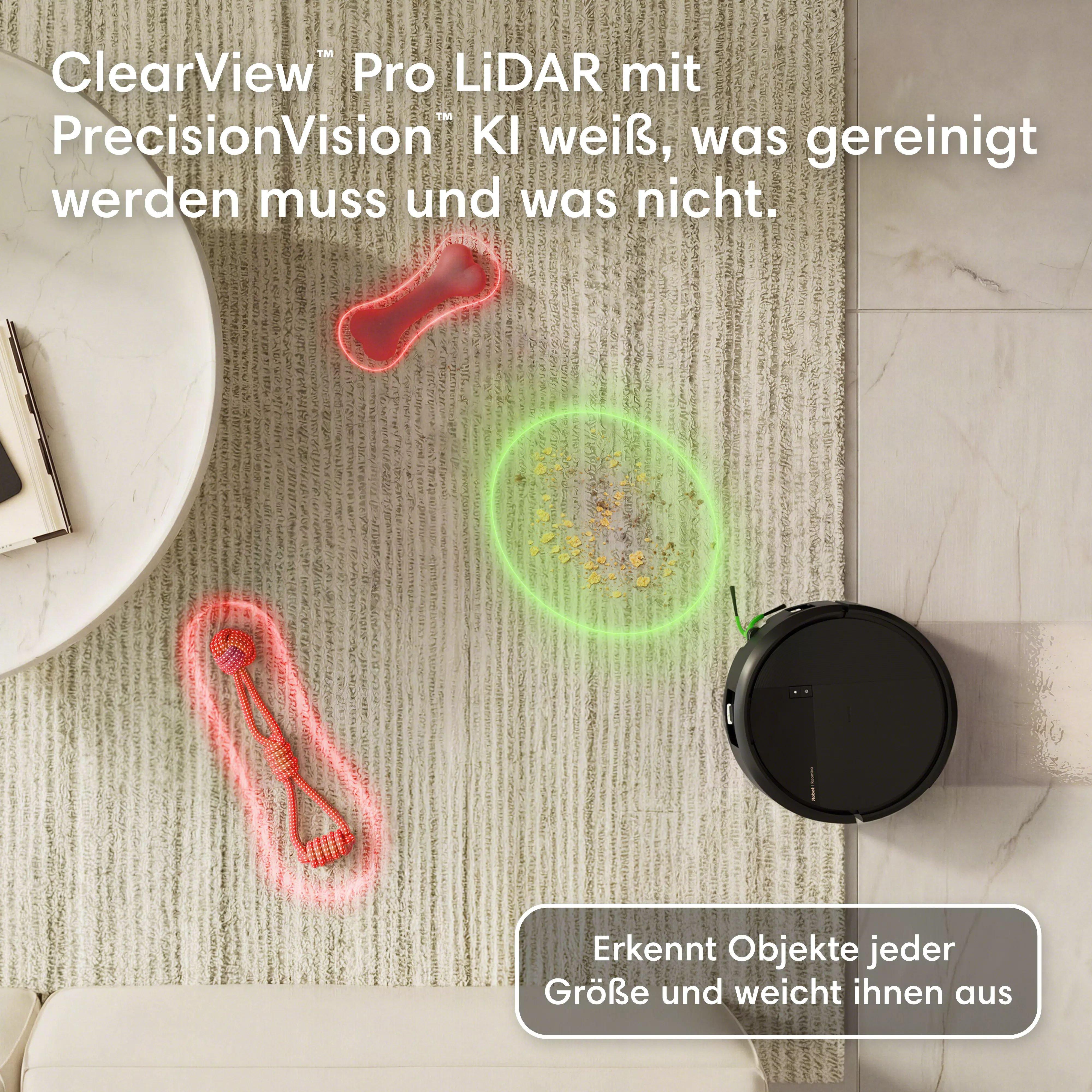 Roomba® Plus 575 Combo Roboter + AutoWash™ Dock – Schwarz