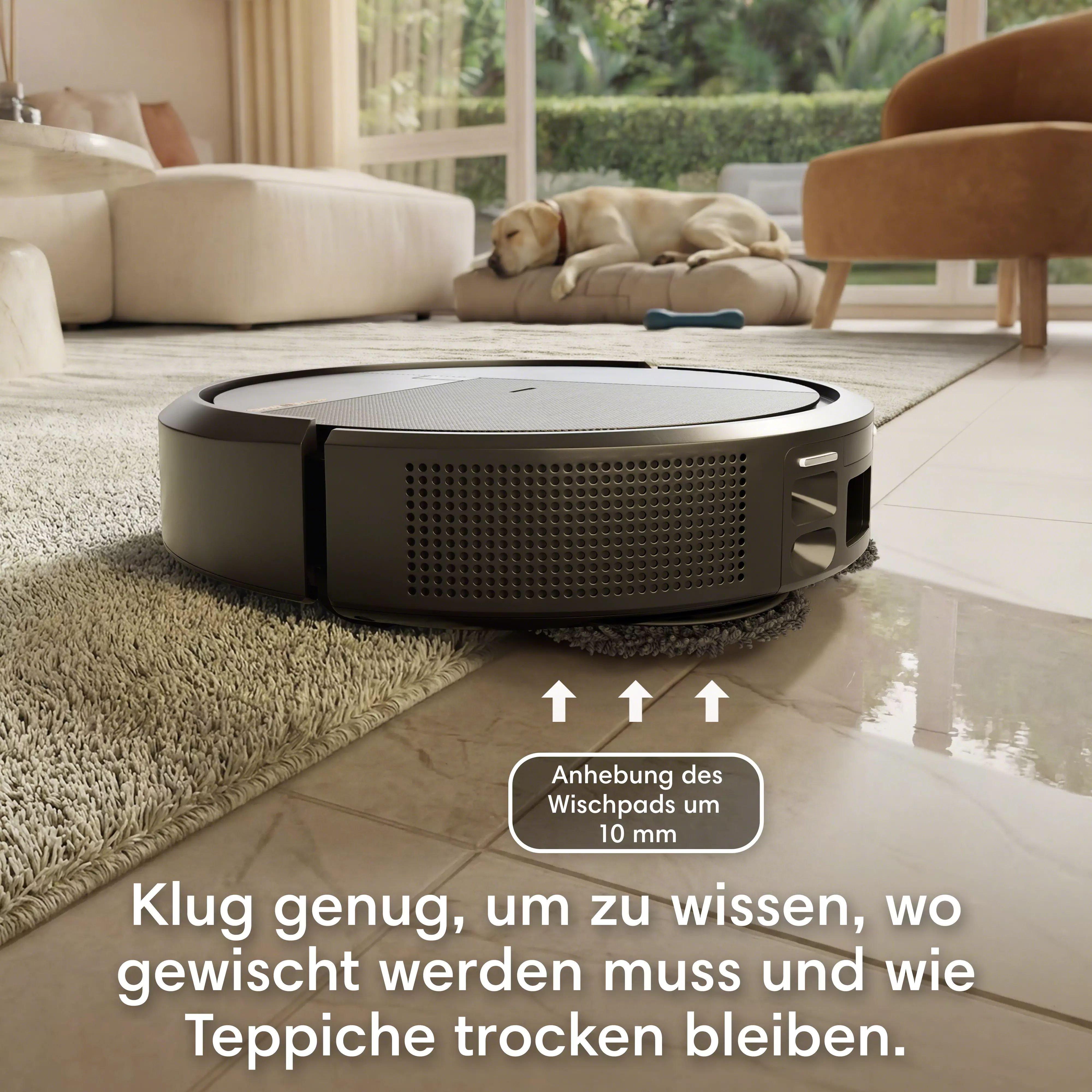 Roomba® Plus 575 Combo Roboter + AutoWash™ Dock – Schwarz