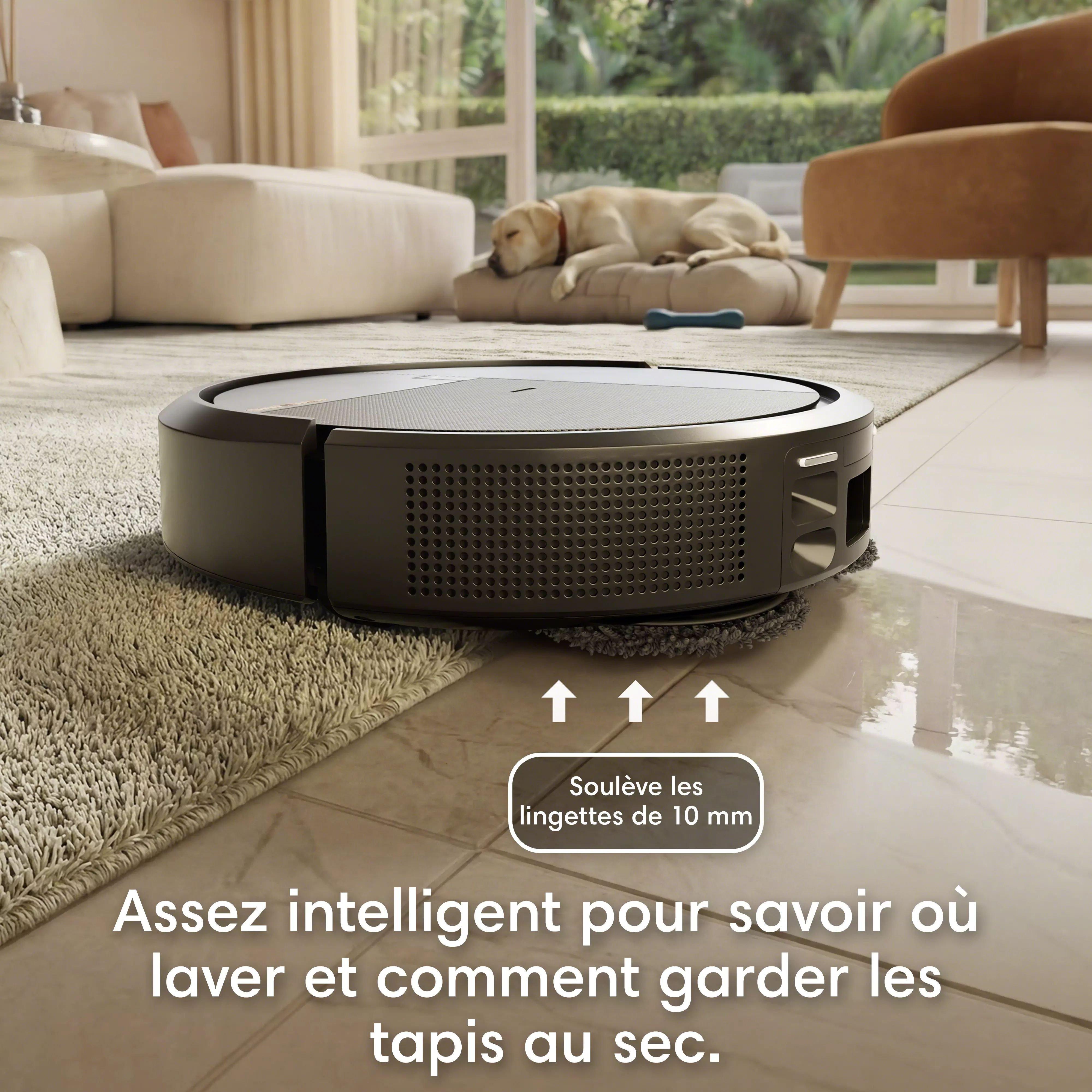 Robot Roomba® Plus 575 Combo + base AutoWash™ - Noir