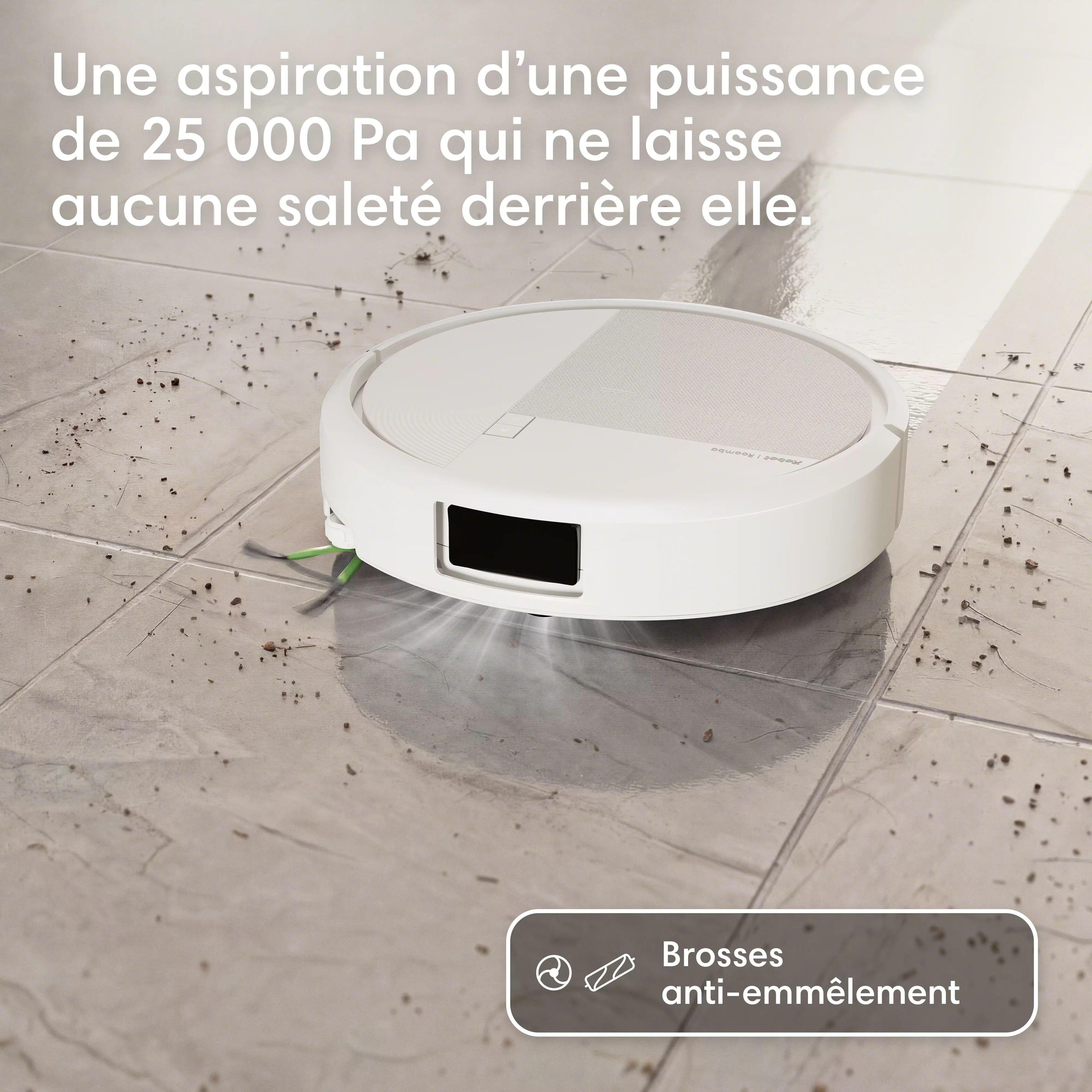 Robot Roomba® Plus 575 Combo + base AutoWash™ - Blanc