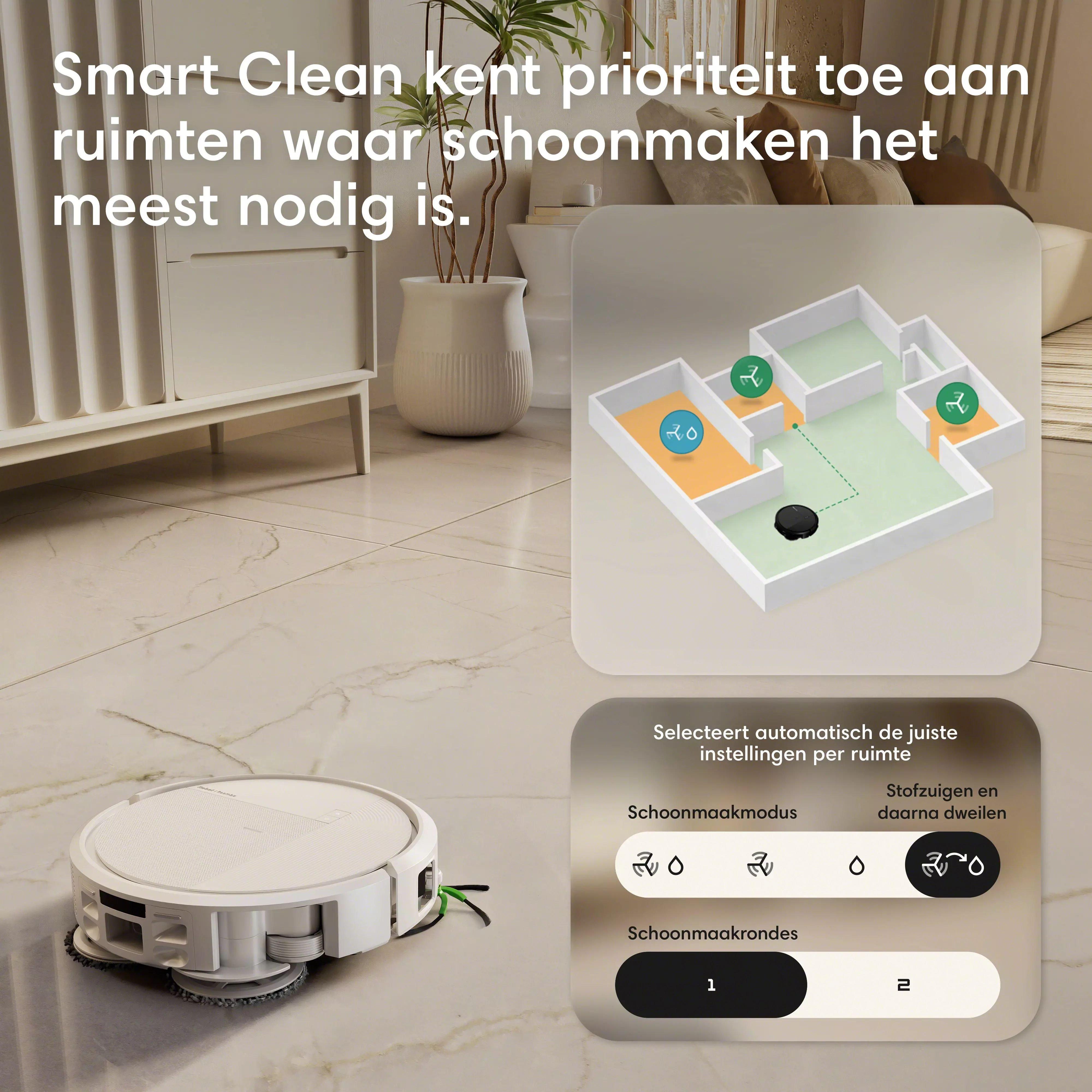Roomba® Plus 575 Combo Robot + AutoWash™ Dock - Wit