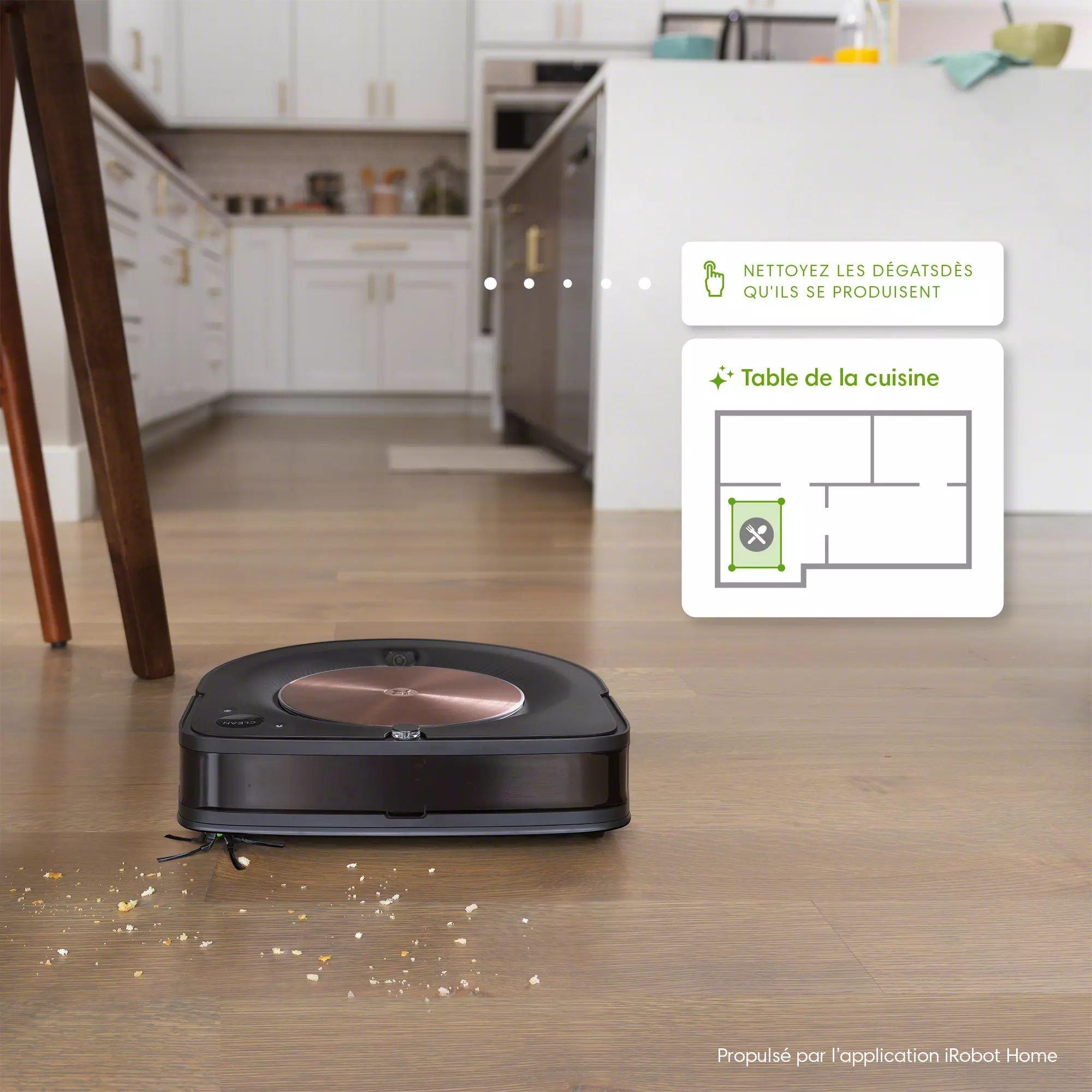 Robot aspirateur Roomba® s9+, robot laveur Braava jet™ m6 et