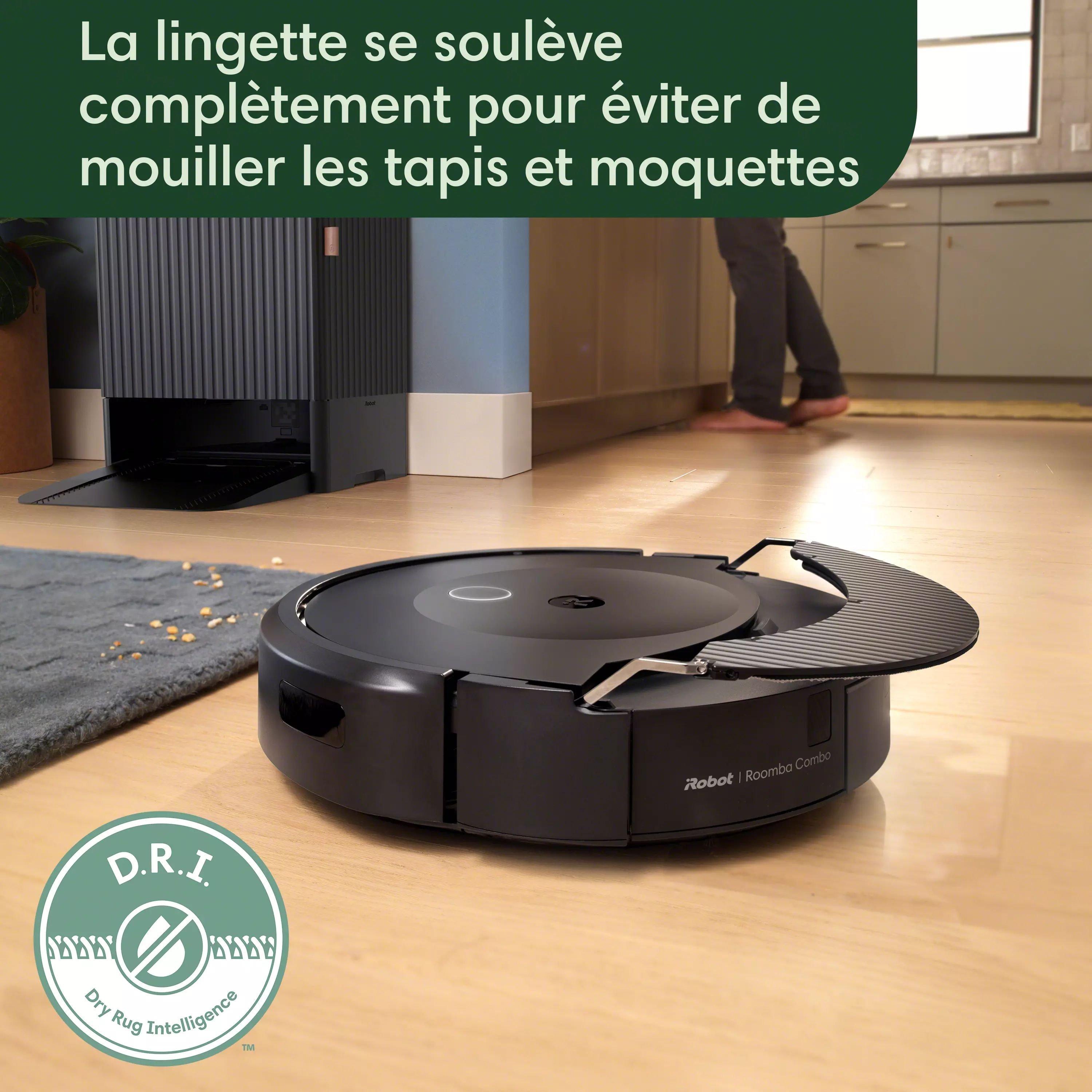 Robot Aspirateur 3 En 1 Connecté WiFi – Idéal Poils Animaux, Sols Durs Et Tapis – Marque Générique