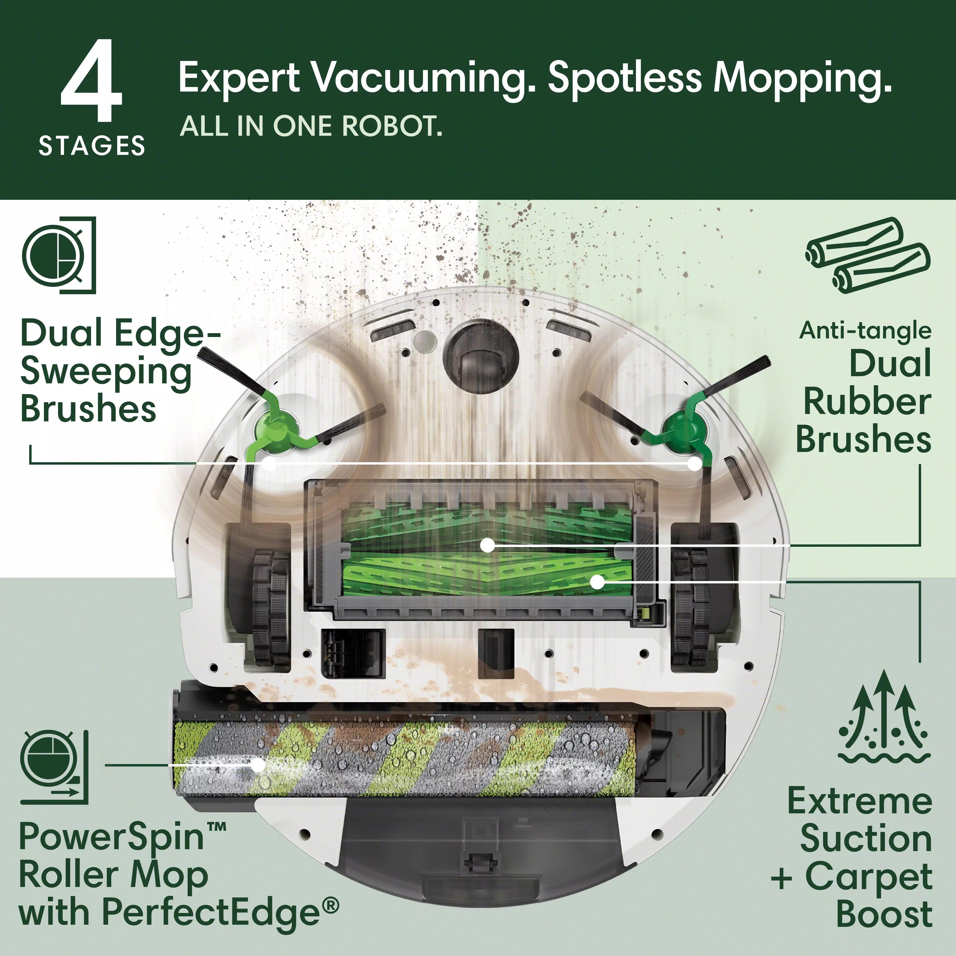 Roomba® Max 705 Combo robot + AutoWash™ dock - White