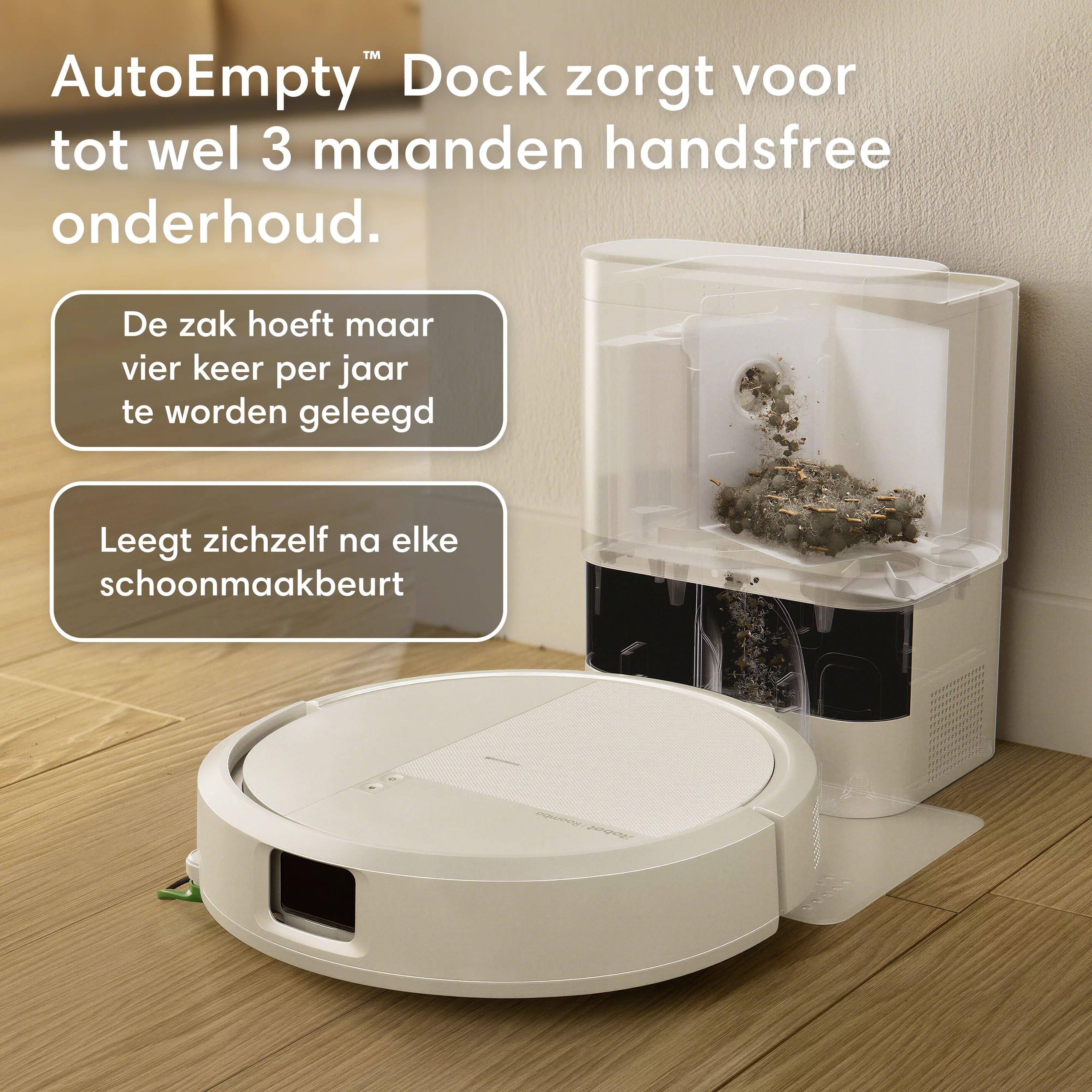 Roomba® 115 Combo Robot + AutoEmpty™ Dock - Wit