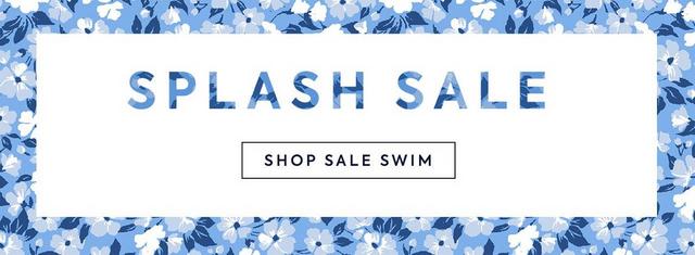 Splash Sale. Shop Sale Swim.