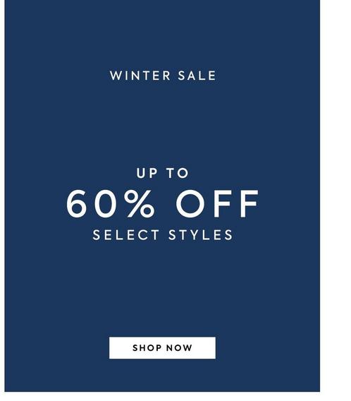 Winter Sale: Up to 60% Off Select Styles. Shop now.