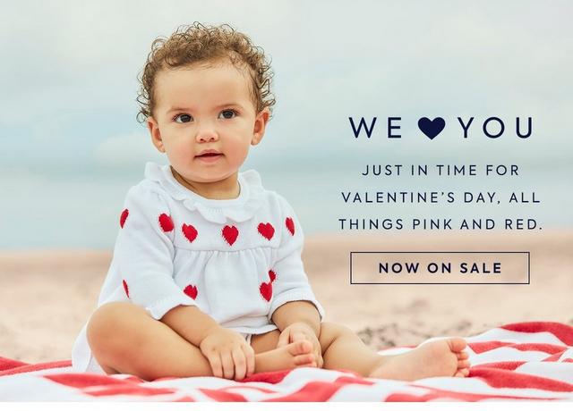 We <3 You. Just in time for Valentine's Day, all things pink and red. Now on Sale.