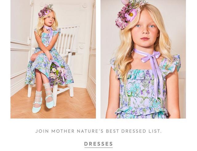 Join mother nature's best dressed list. Shop dresses.