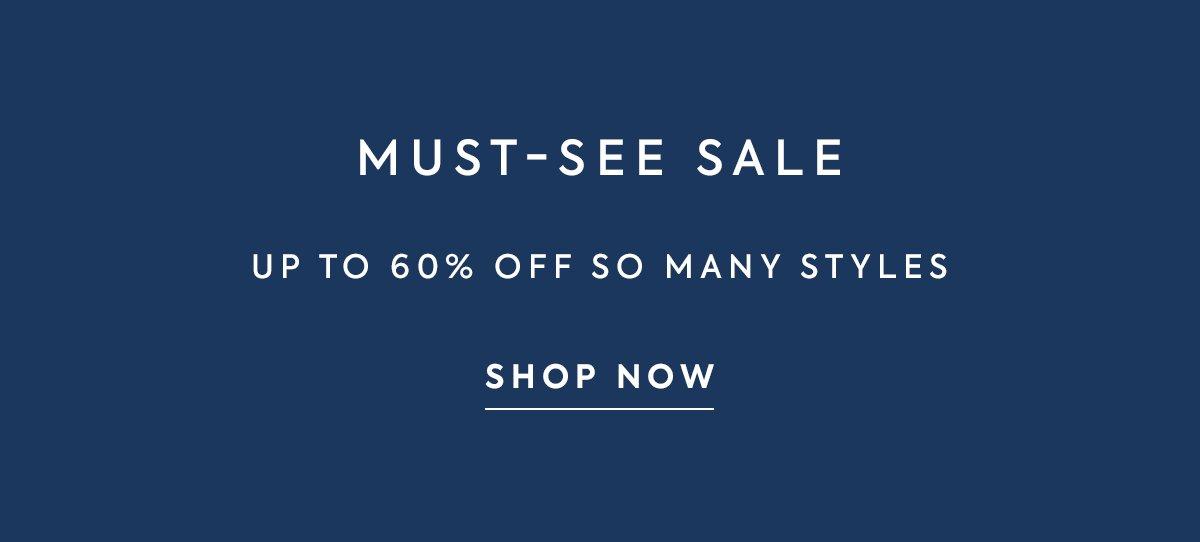 Must-See Sale: Up to 60% off so many styles. Shop sale.