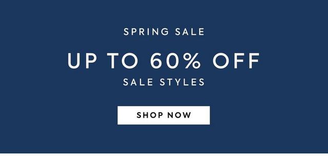 Spring Sale: Up to 60% Off Sale Styles. Shop now.