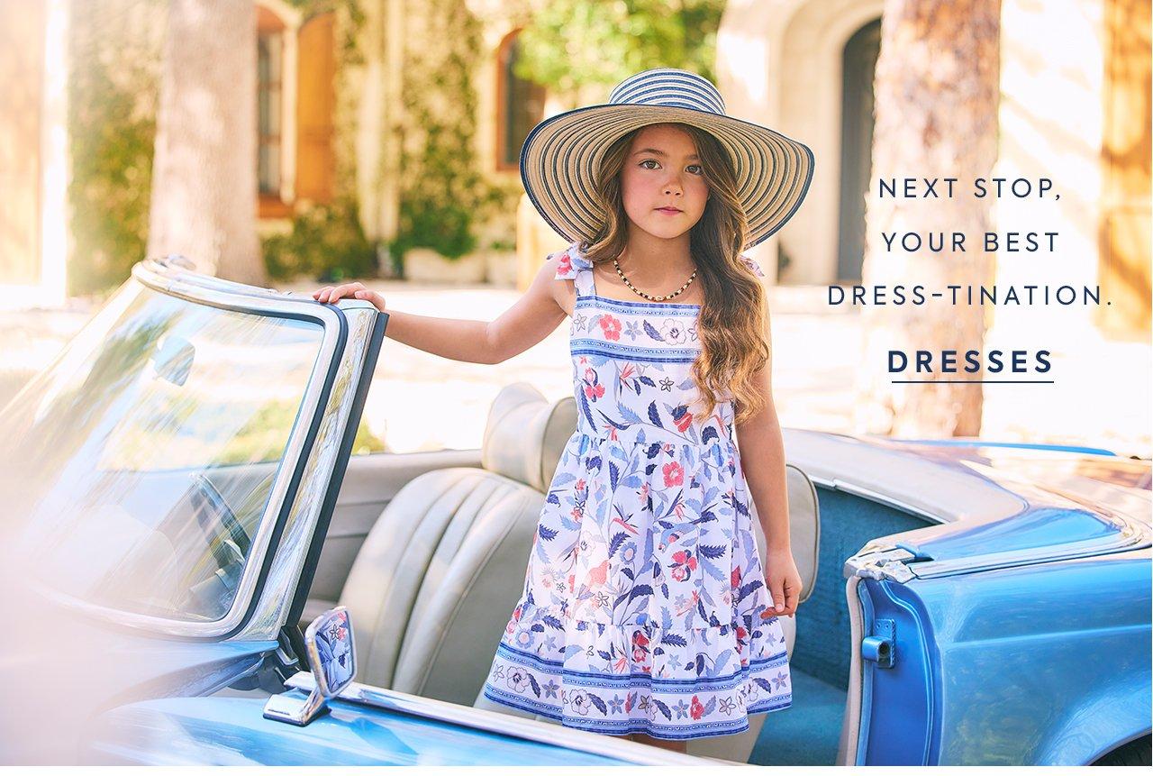 Next stop: your best dress-tination. Shop dresses.