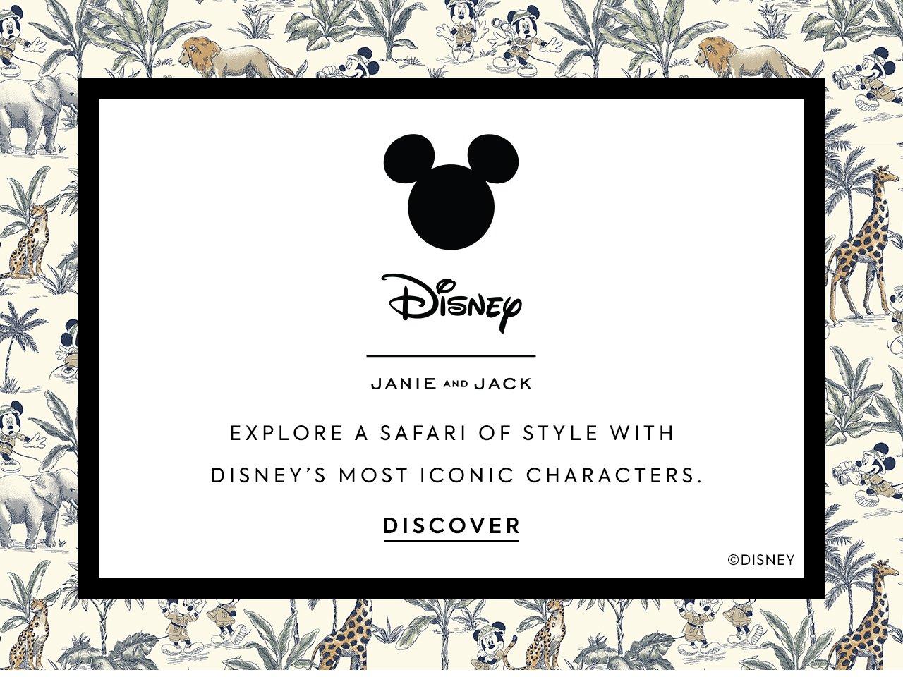 Disney x Janie and Jack. Explore a safari of style with Disney's most iconic characters. Discover.