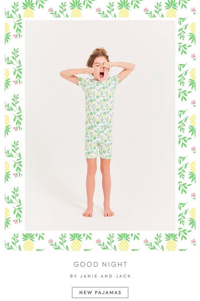 Good Night by Janie and Jack. Shop new pajamas for girls. 
