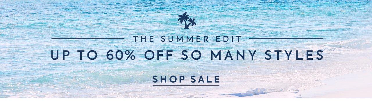 The Summer Edit: Up to 60% off so many styles. Shop Sale.