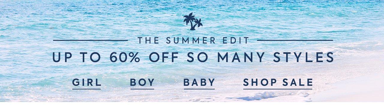 The Summer Edit: Up to 60% off so many styles. Shop now.