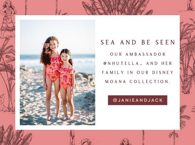 Sea and Be Seen. Our ambassador @Nhutella_ and her family in our Disney Moana Collection. @JanieAndJack
