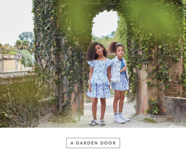 A Garden Door. Step into a sun-filled wonder with flowers as blue as the sky. Shop the collection now. 