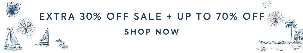 Extra 30% Off Sale + Up to 70% Off. Shop Now. 