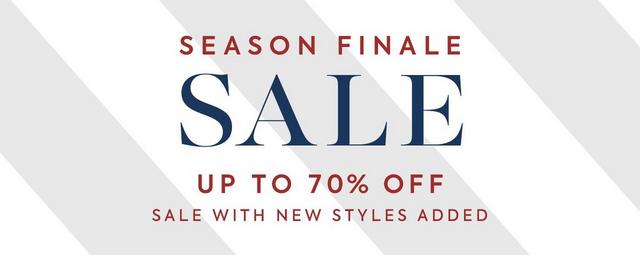 The Season Finale Sale. Up to 70% off sale with new styles added. Shop now.