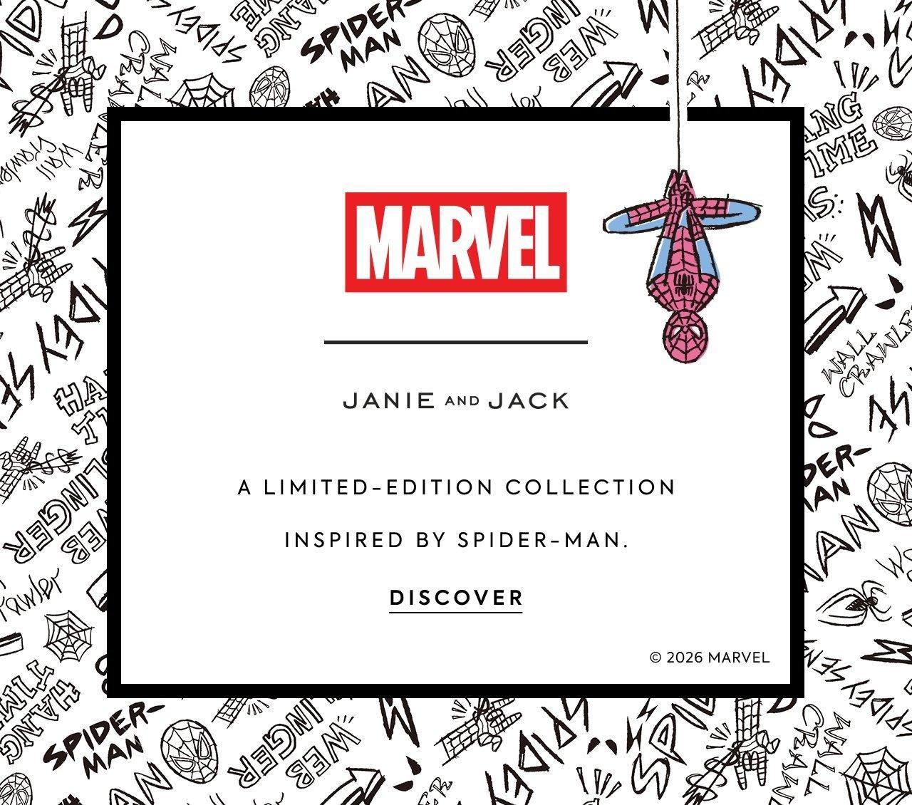 Marvel x Janie and Jack: A limited-edition collection inspired by Spider-Man. Shop now.