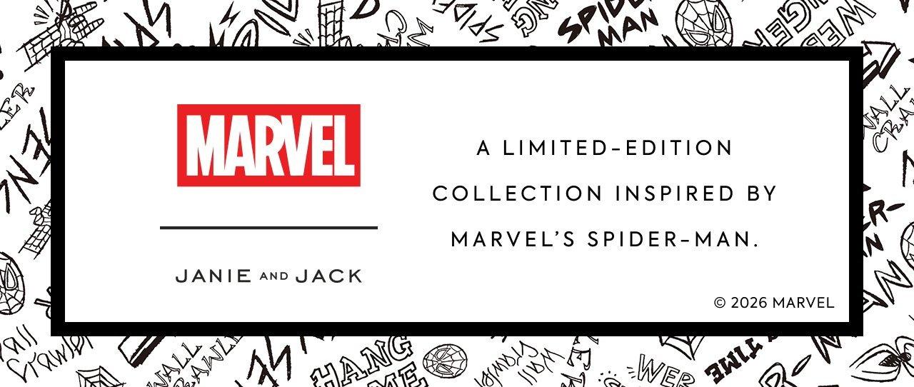 Marvel x Janie and Jack: A limited-edition collection inspired by Marvel's Spider-Man.