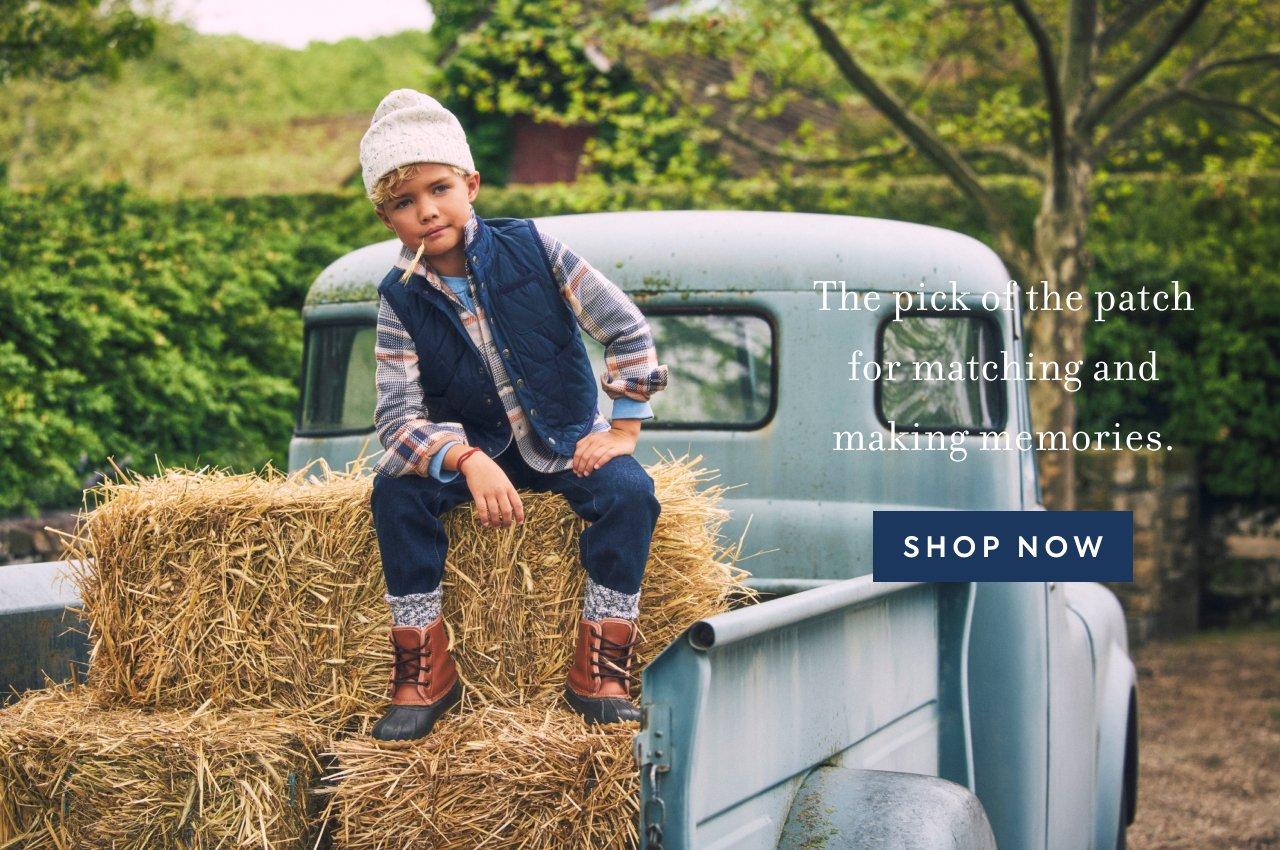 Pumpkin Patch 2026. The pick of the patch for matching and making memories. Shop Now. 