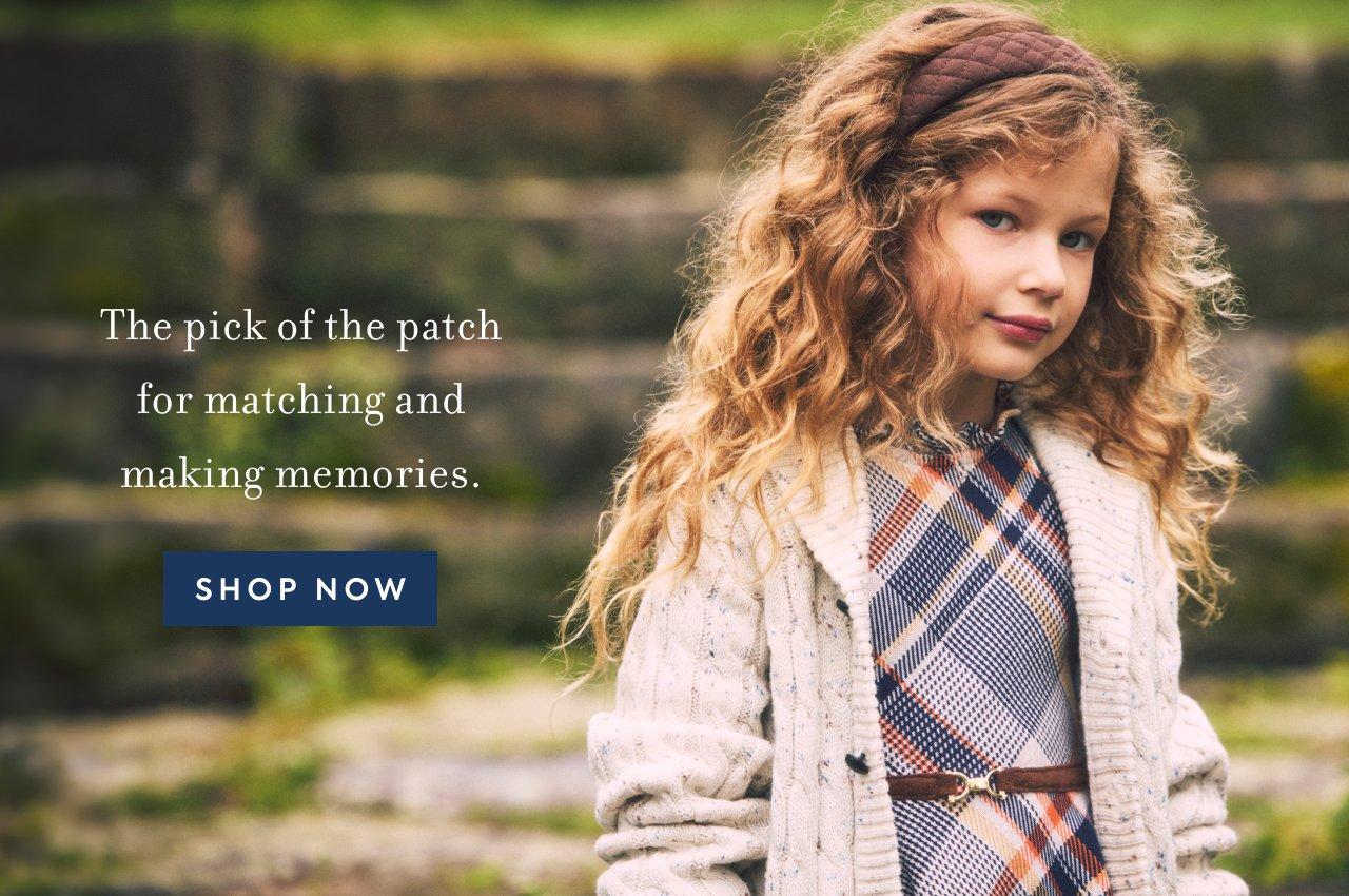 Fall 2026 Pumpkin Patch. The pick of hte patch for matching and making memories. Shop Now. 
