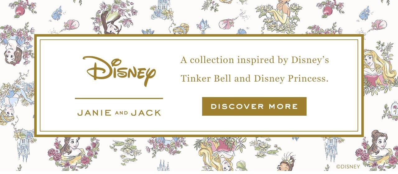 Click to shop Disney x Janie and Jack featuring a collection inspired by Disney's Tinker Bell and Disney Princess. 