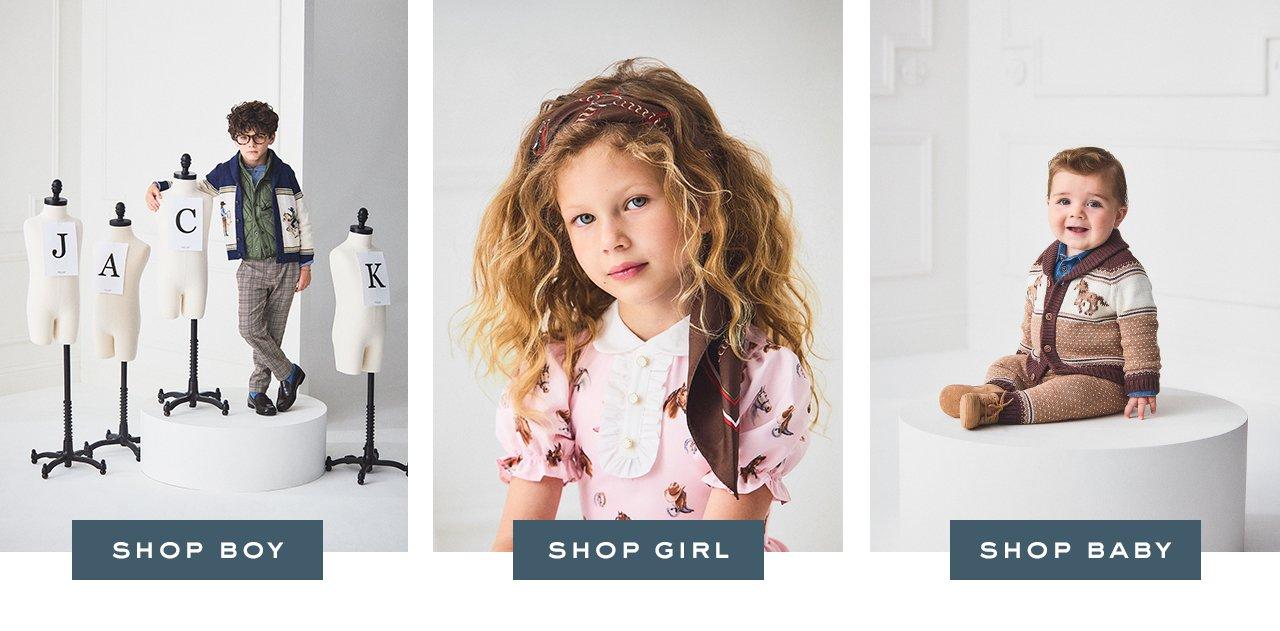 Shop new arrivals for girl, boy, and baby. 
