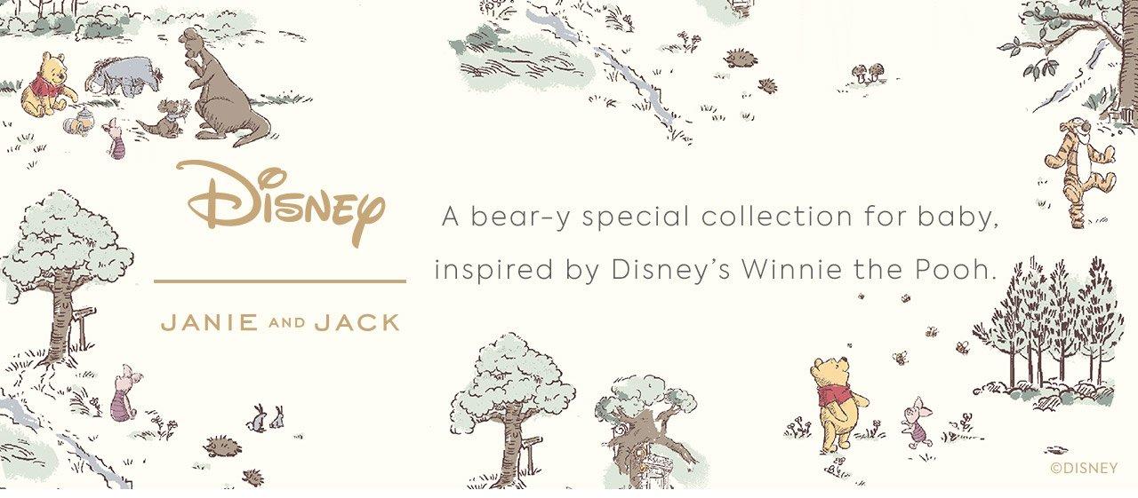 Disney x Janie and Jack. A bear-y special collection for baby, inspired by Disney's Winnie the Pooh. 