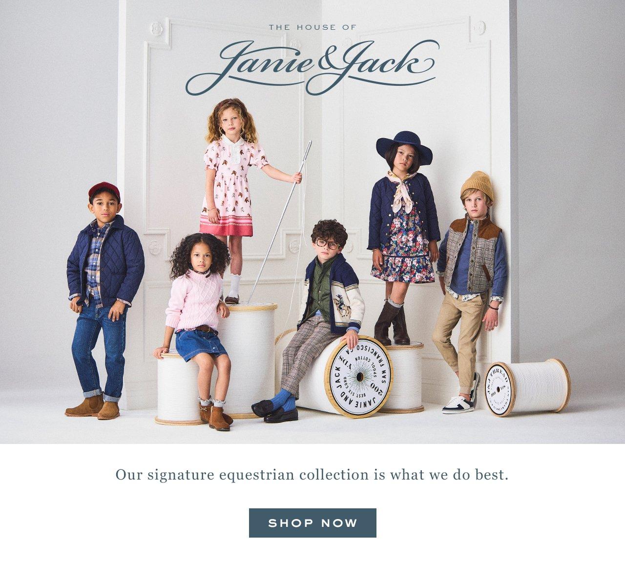 Shop our fall collections from Janie and Jack. 