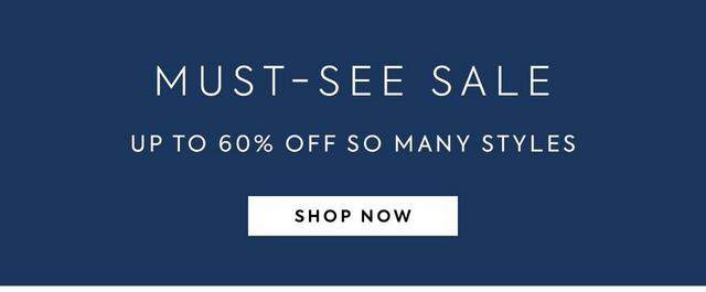 Must See Sale. Up to 60% off so many new styles. Shop now. 