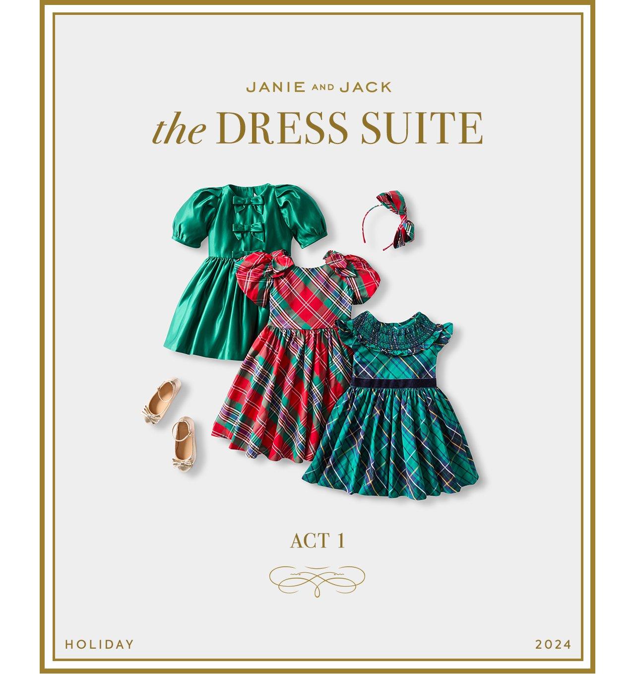 Janie and Jack. The Dress Suite. Act 1. Holiday 2024.