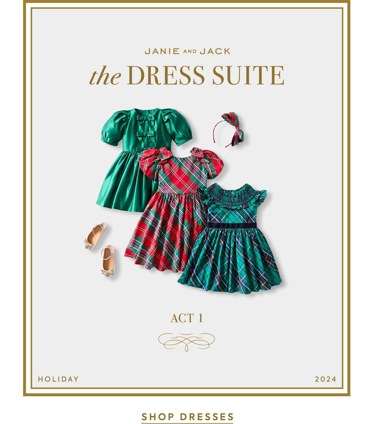 Janie and Jack. The Dress Suite. Act 1. Shop Dresses.