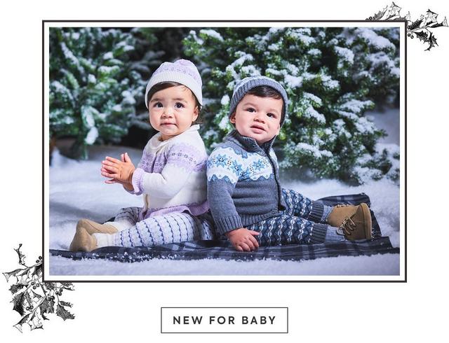 Charming and Cozy: It's Snow Wonder. A magical story of sweaters and our favorite layers. Shop now for Baby.