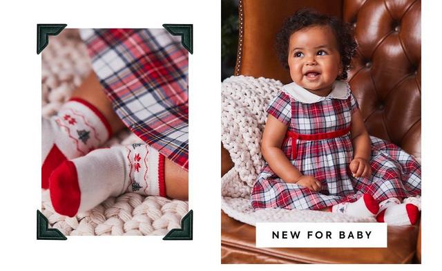 Shop new arrivals for baby, perfect for holiday family matching photos.
